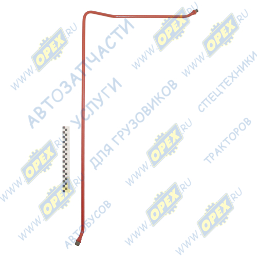 900-3407040 Трубка (сталь) ф14; L=1440,под 2 гайки М16/Г=М20+К24 МТЗ РУП